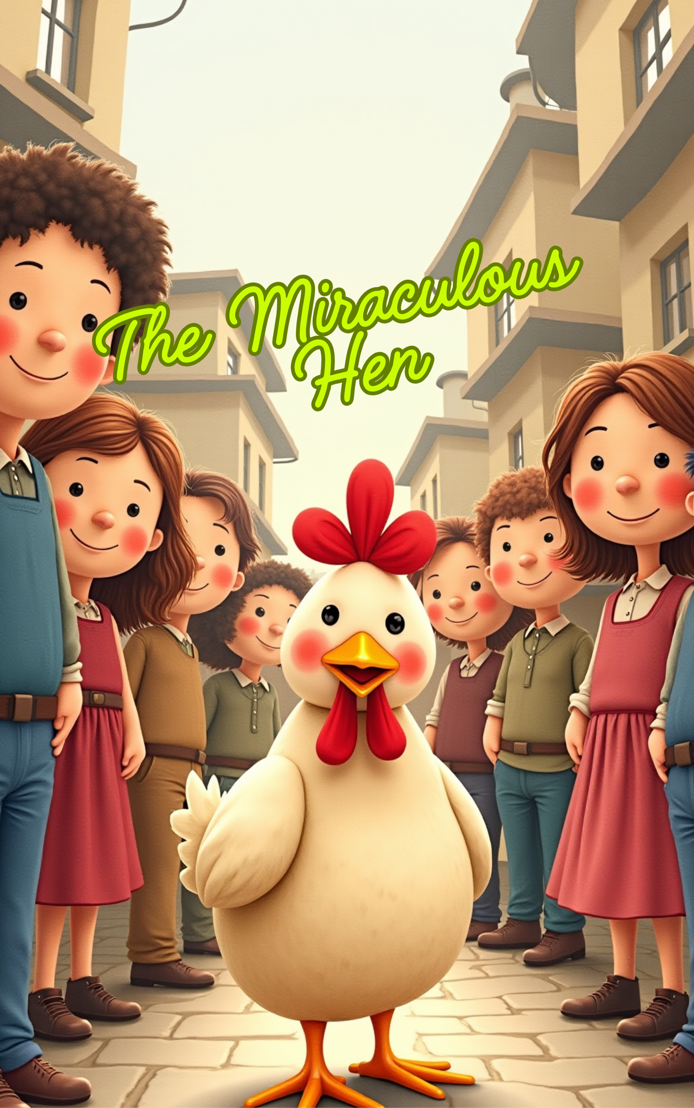 The miraculous hen bringing magic and hope in a Put Me In The Story Canada personalized book.