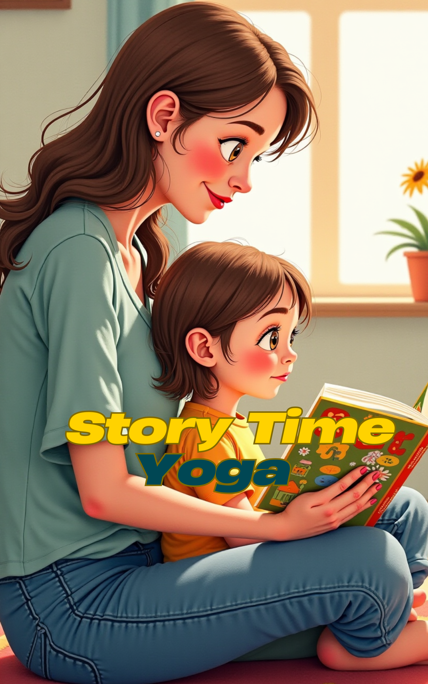 Combining stories and yoga for a relaxing experience in a Put Me In The Story Canada personalized book.
