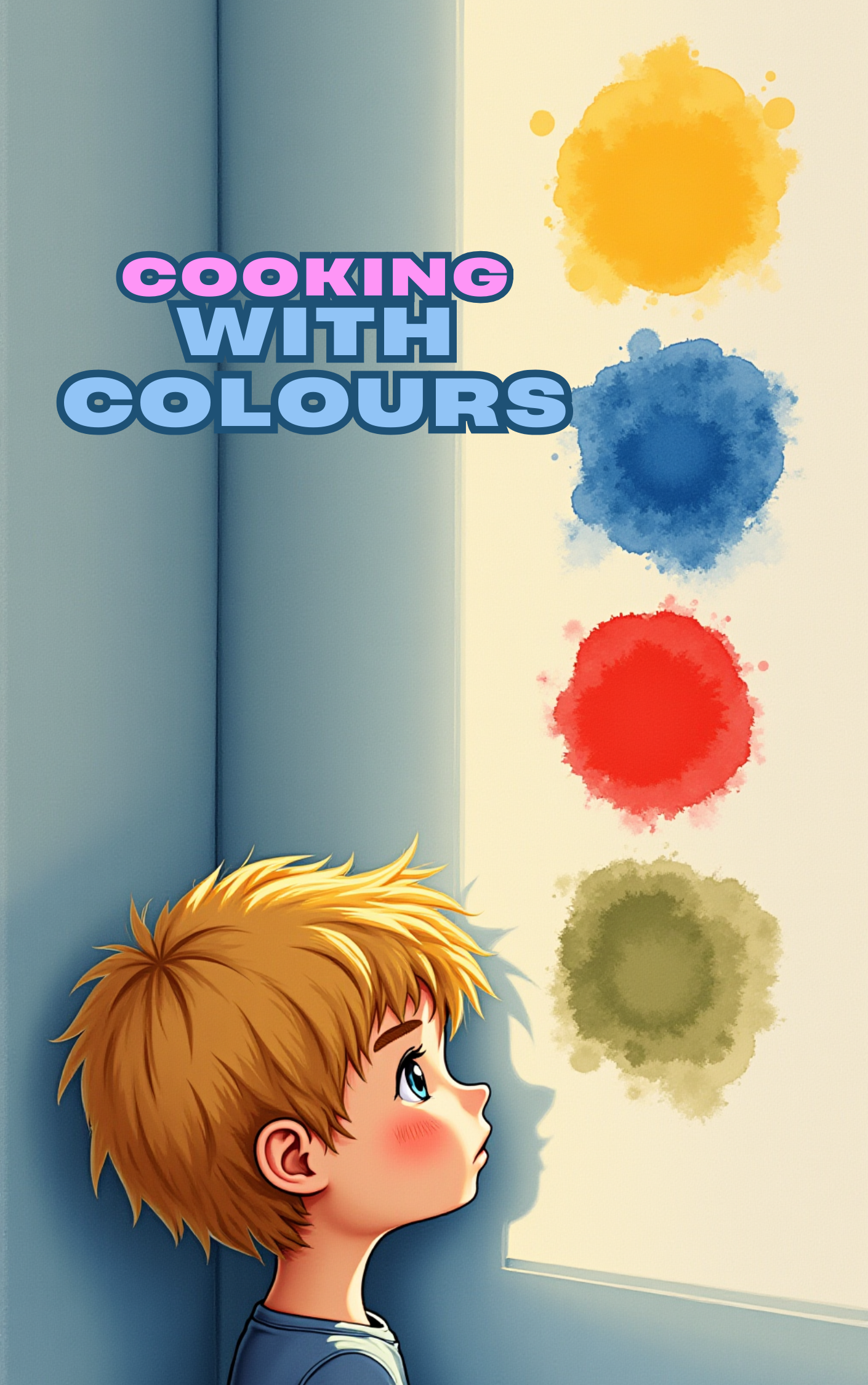 Discovering bright and beautiful colours in a Put Me In The Story Canada personalized book.