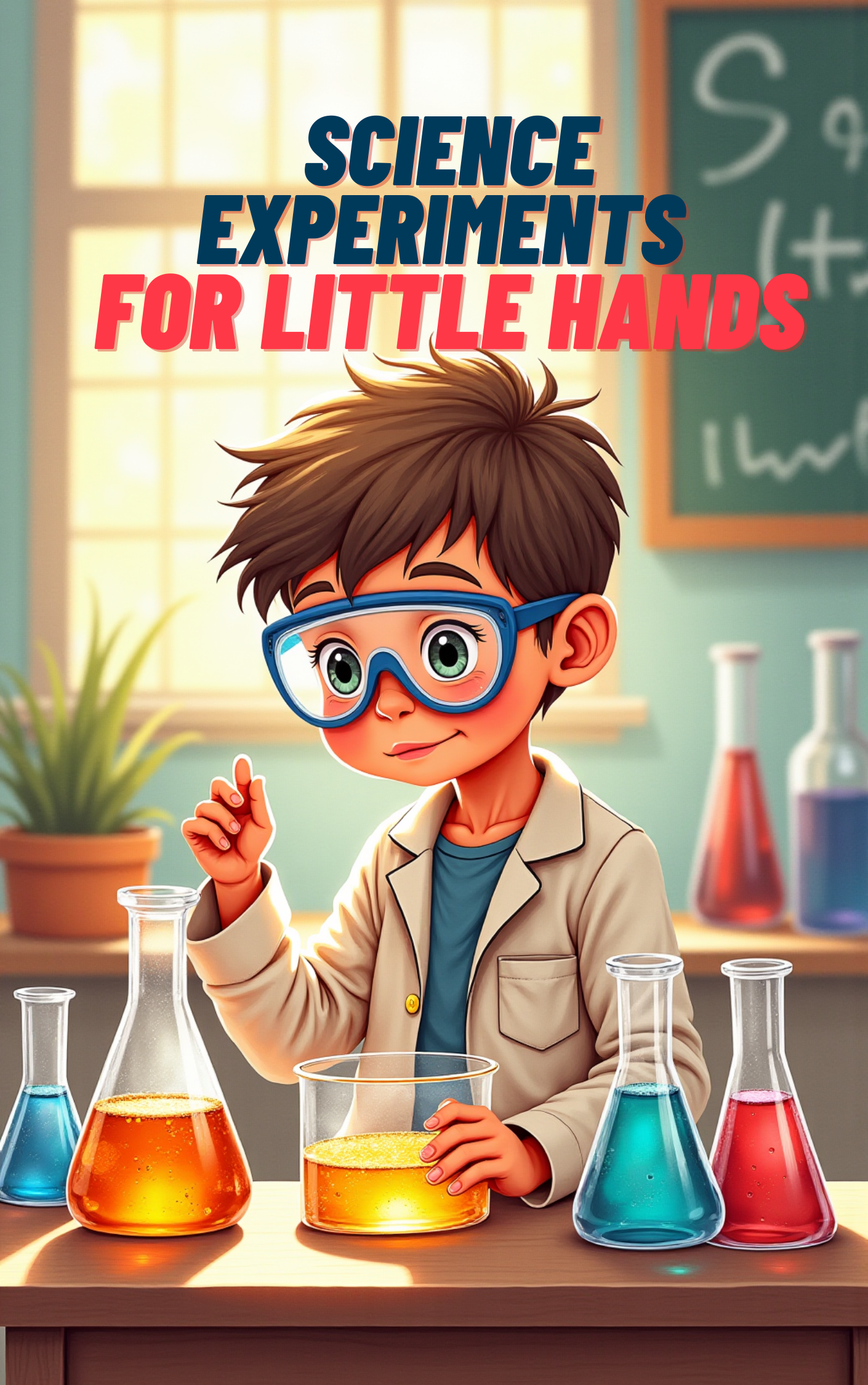 Unleashing curiosity through fun science experiments in a Put Me In The Story Canada personalized book.