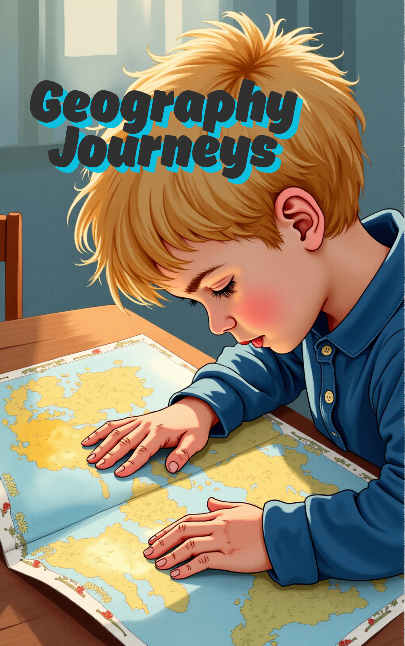 Exploring geography journeys for kids in a Put Me In The Story Canada personalized book.