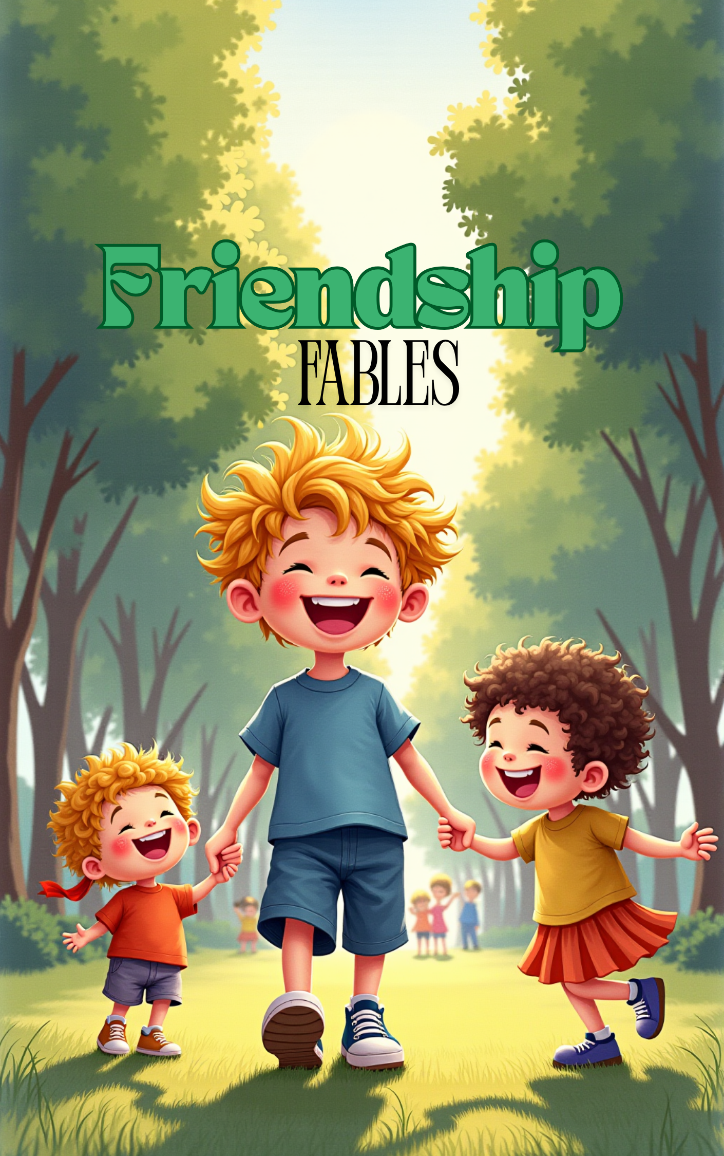Learning the value of friendship for children in a Put Me In The Story Canada personalized book.