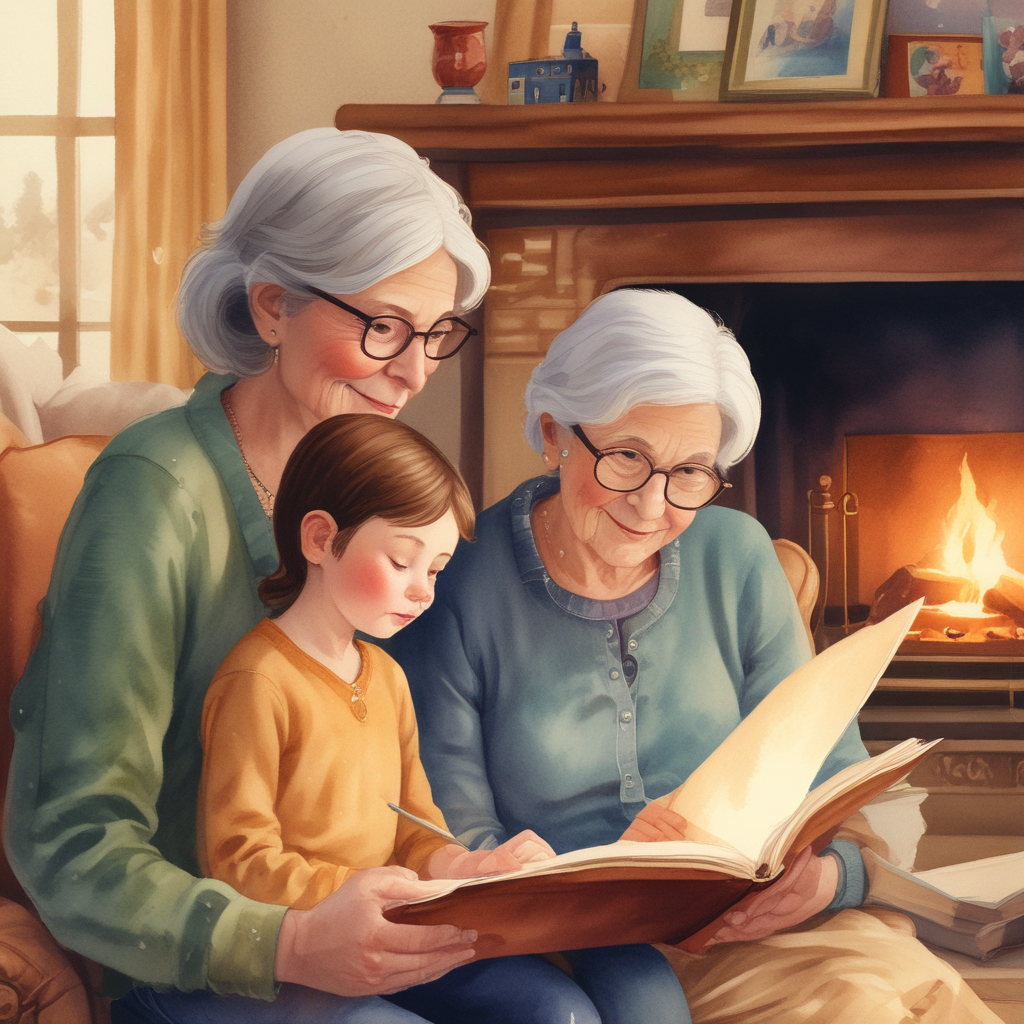 The Heartwarming Grandmother Connection Through Storytime