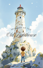 Little boy exploring the lighthouse on a bright day in a Put Me In The Story Canada personalized book.