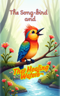 Gentle songbird discovering healing water deep in the forest