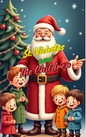 Joyful kids enjoying their St. Nicholas and the Children personalized storybook