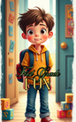 Enjoying first grade fun for kids in a Put Me In The Story Canada personalized book.