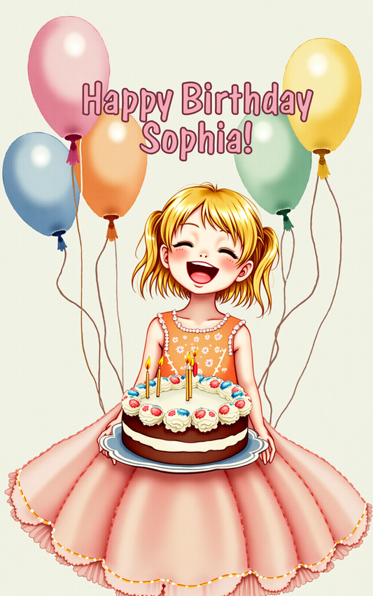 Happy Birthday Sophia!