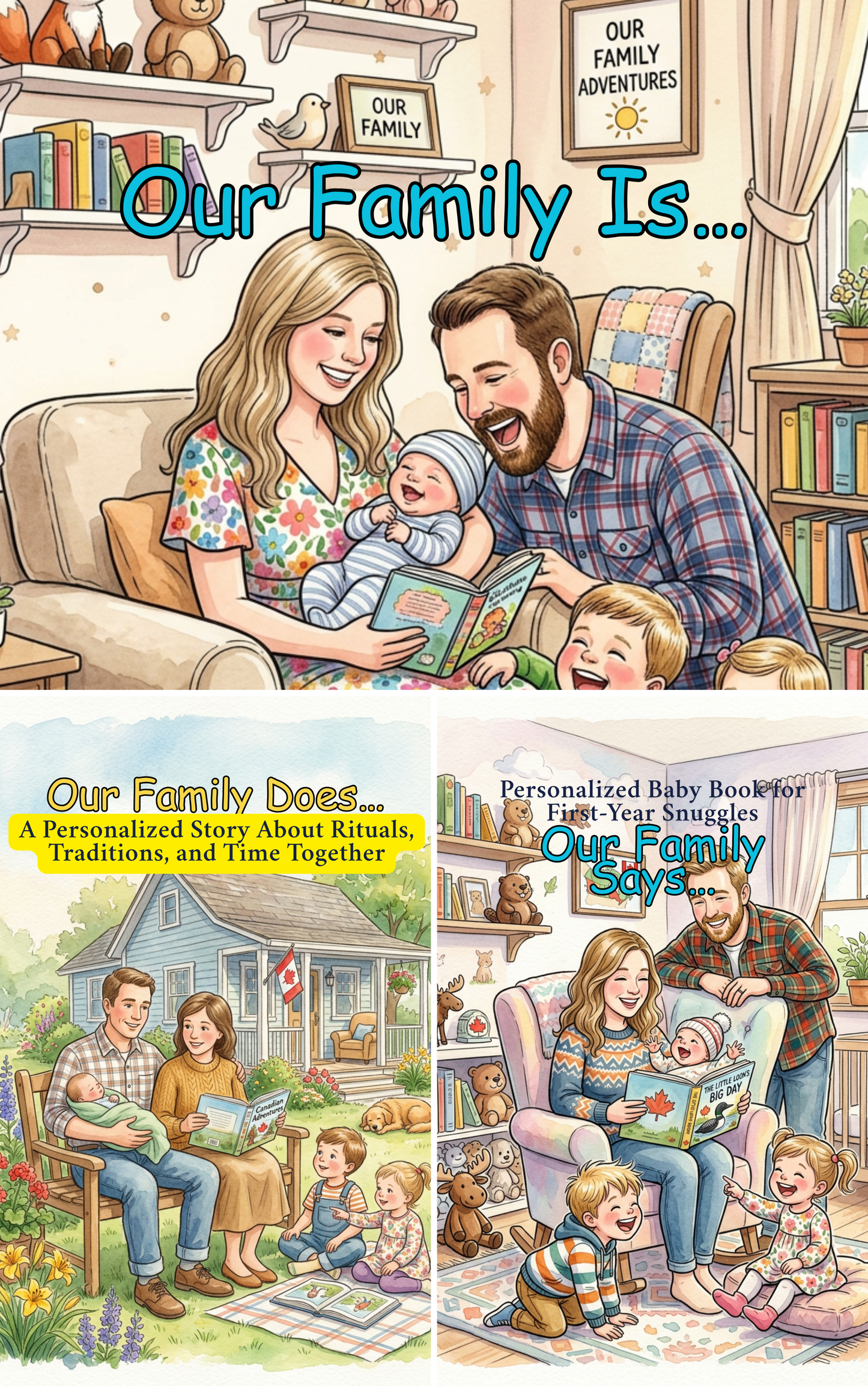 Our Family Story 3 Book Set for New Canadians