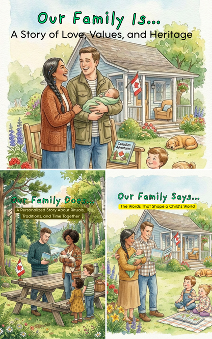 Our Family Story 3 Book Set for New Canadians