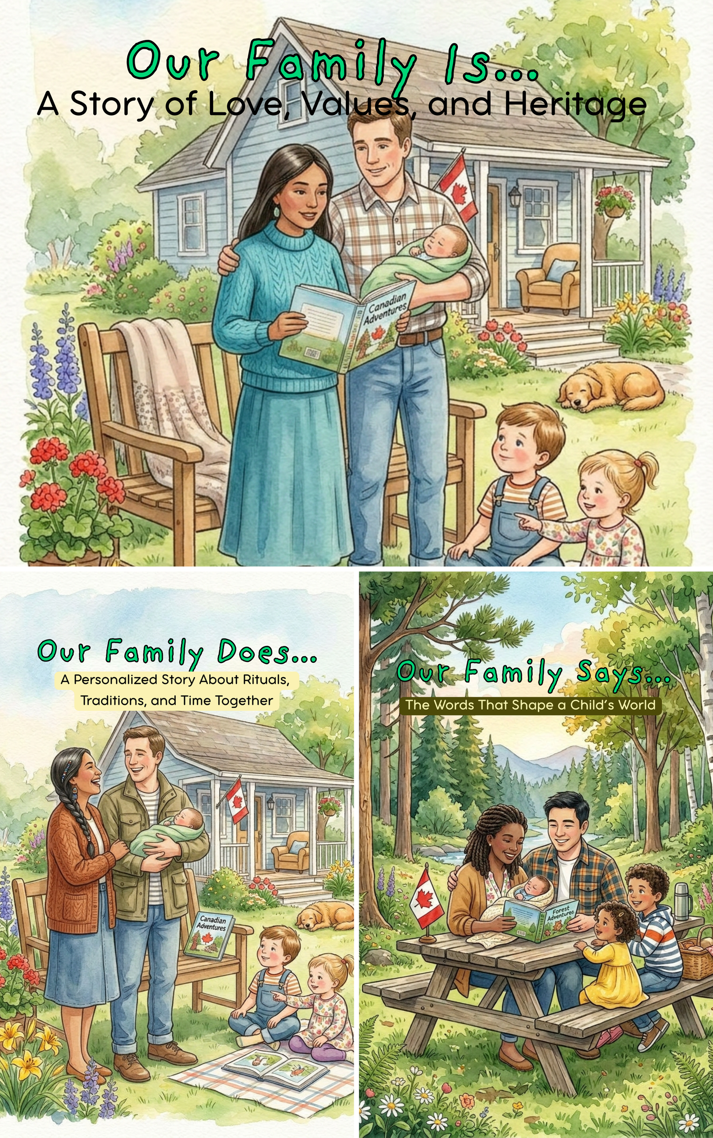 Our Family Story 3 Book Set for New Canadians