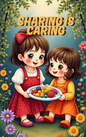 Children happily sharing food, enjoying stories from Put Me In The Story Canada personalized book.
