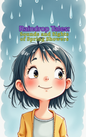 Little girl watching raindrops with wonder in a Put Me In The Story Canada personalized book.
