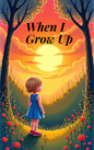 Girl enjoying the colors of sunset in a Put Me In The Story Canada personalized book.